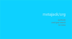 Desktop Screenshot of metajack.org